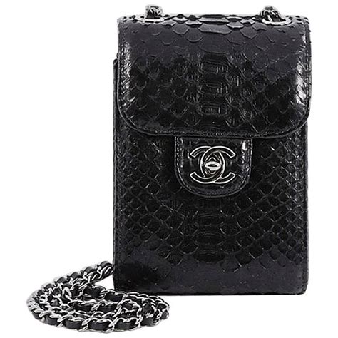 chanel python wallet chain white|chanel wallet on chain.